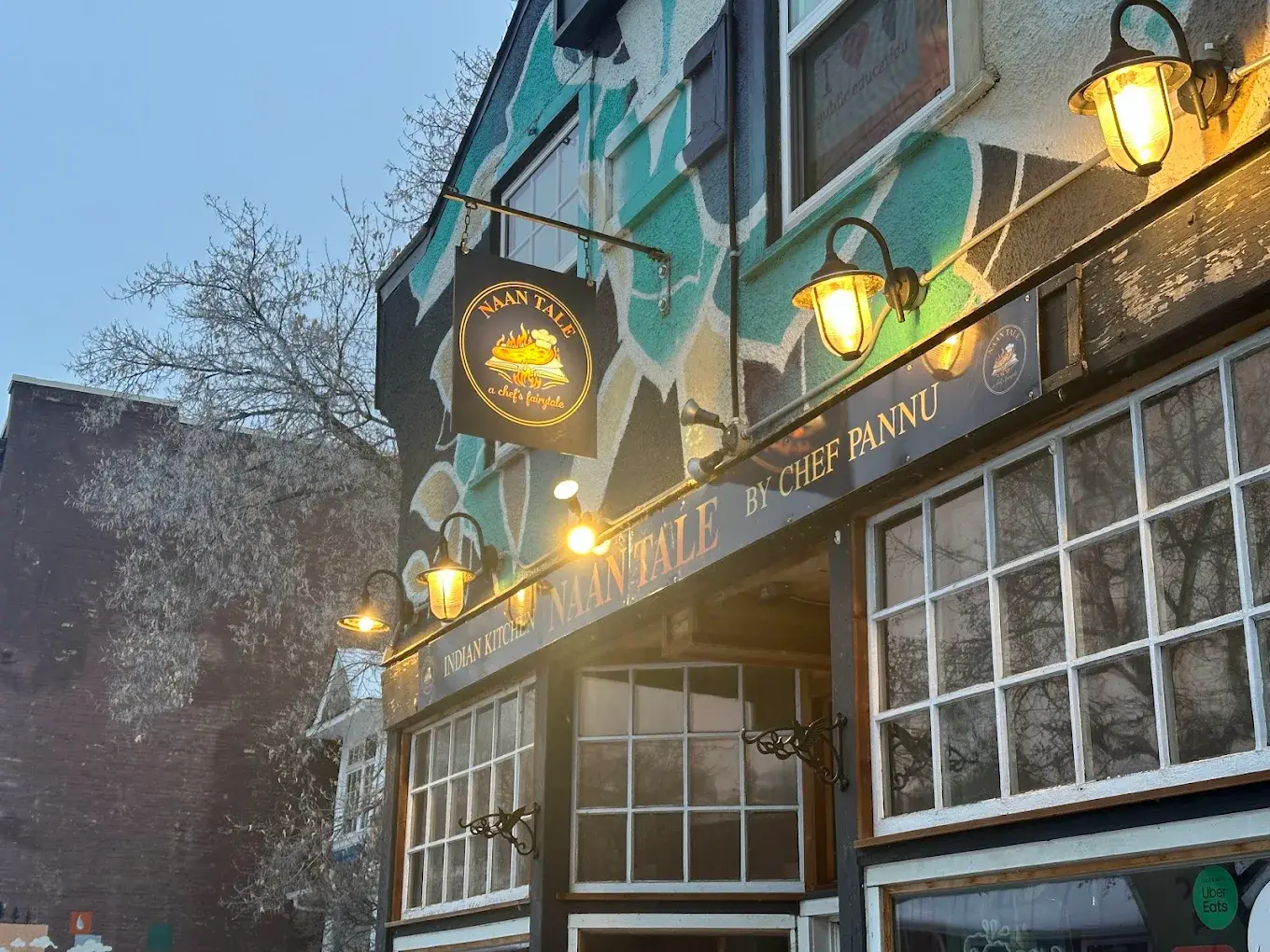 Naan Tale Indian restaurant interior in Ramsay, Calgary
